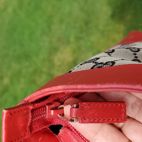 GUCCI gg Beautiful Authentic Vintage Classi Monogram Canvas Tote. - Picture 10 of 17